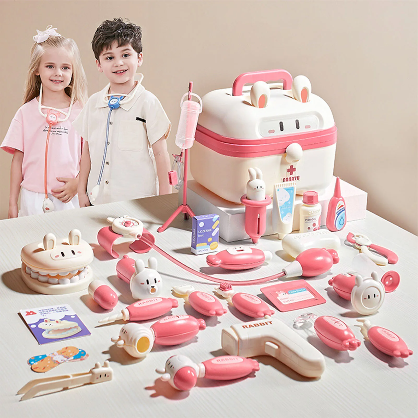 Doctor play set Doctor toys kit Doctor nurse toys Doctor Set For Kids Pretend Play Girls Role-playing Games Hospital Accessorie Medical Kit Nurse Tools Bag Toys For Children Gift