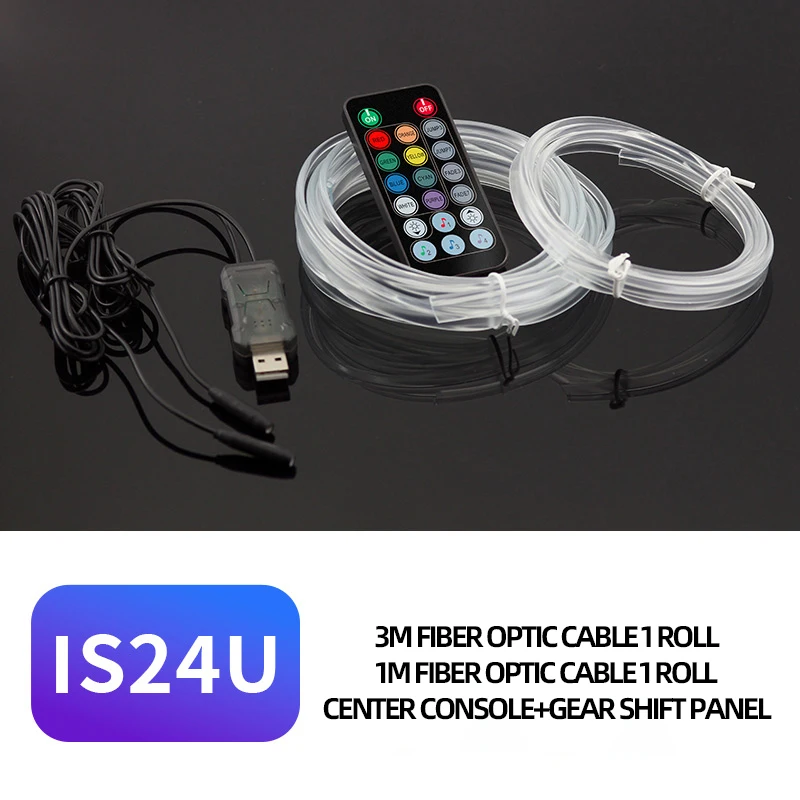 thumbnail image 1 of Luz LED de ambiente interior para coche, 3/4/5/6/7/8 metros, USB, neón invisible, RGB, decoración de espacios, lámpara con control por aplicación, luz de ritmo musical, 1 of 5