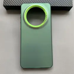 Luxury Metallic Aurora Skin Matte Phone Case for Honor Magic5 Pro (IMD green)