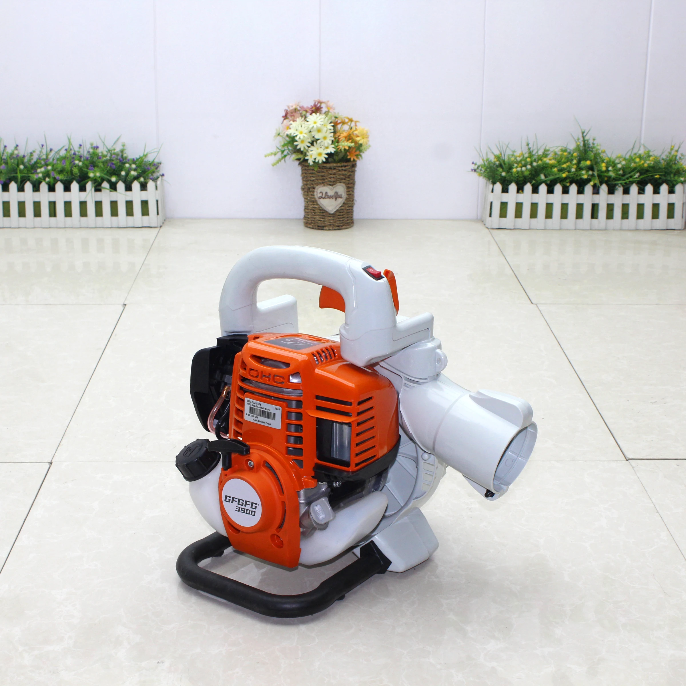 3900 Four Stroke Leaf Blower Backpack 37.7CC Gasoline Air Blower Snow Blower for Road Dust Removal Wind Fire Extinguisher 6