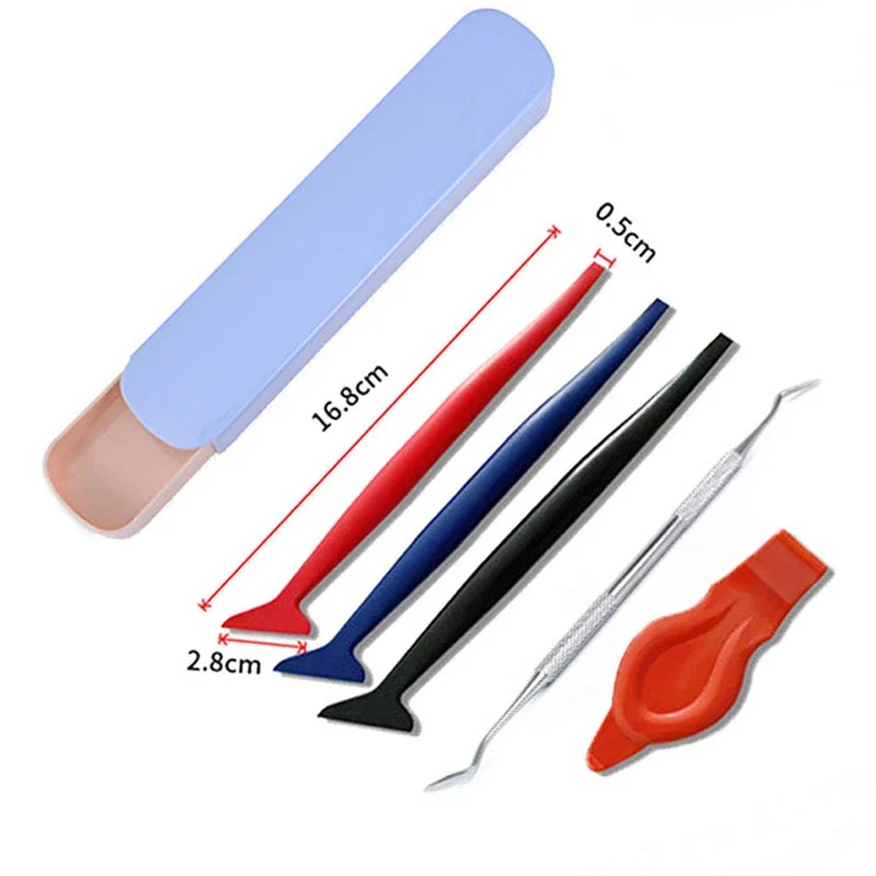

3/4/5pcs Use The Car Color Changing Film Invisible Car Coat Tool At The Edge Gap Adhesive Strip Car Film Tool