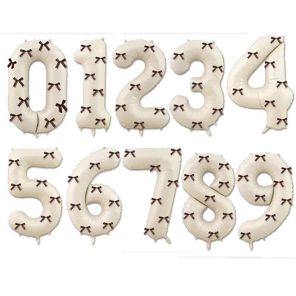 Aluminum Foil Number Balloons for Birthday Party Decorations