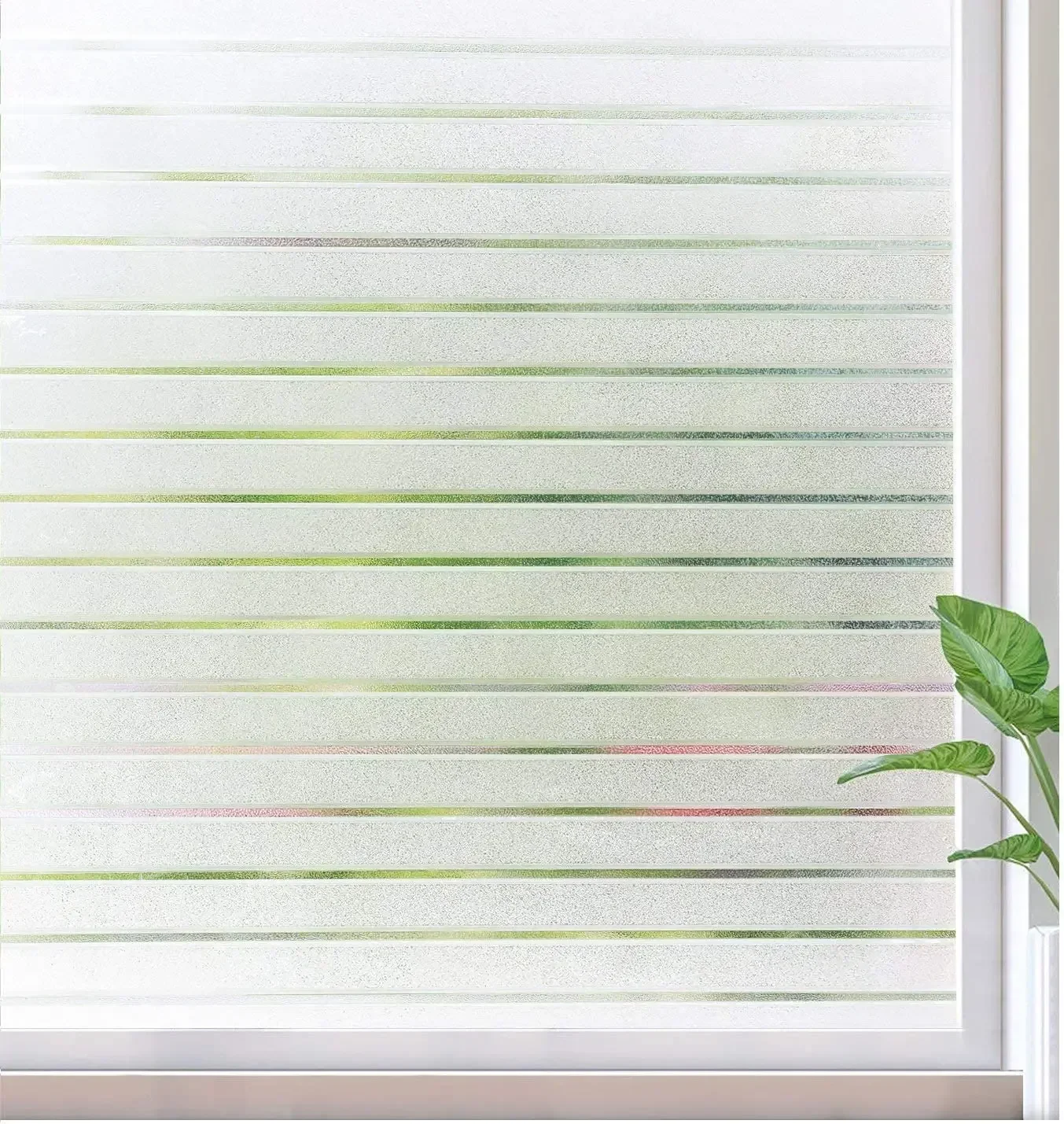 Frosted Window Film Static Cling Decorative Glass Film Anti UV Window Privacy Film Non Adhesive Window Cling Door Cover for Home