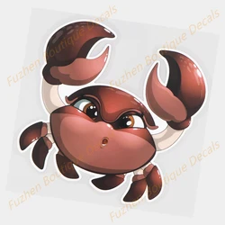 Fuzhen – décalcomanies de Boutique, accessoires extérieurs, créatif, crabe dominateur, dessin animé amusant, décoration de voiture de personnalité 