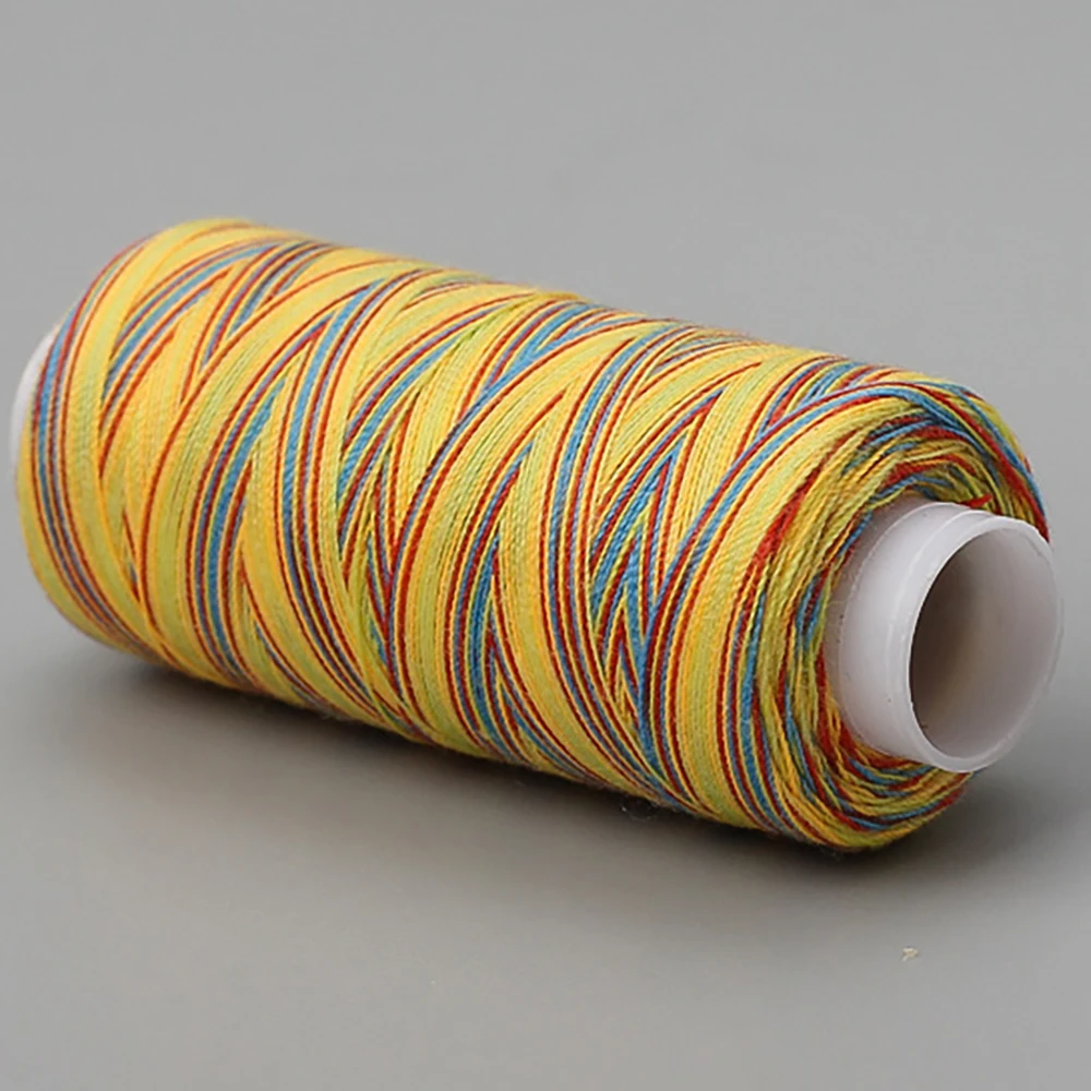 Chainho,Colorful Polyester Braided Thread,DIY Hand Sewing Leather Sewing Thread,10 Color Available,2x6cm/Roll,300 Yards/Roll,X20