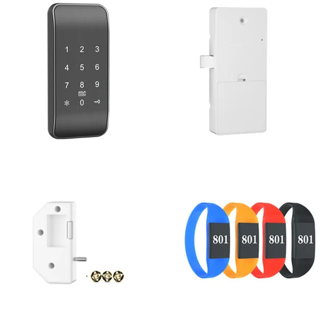 B37B-Wireless Access Control Digital Keypad Phone/RFID/Card Password Cabinet Lock For Lockers 3