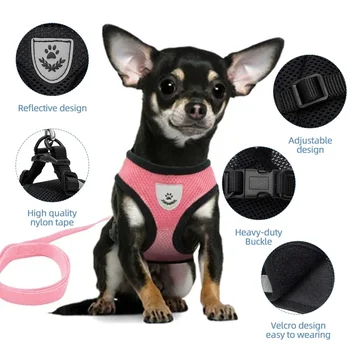 Adjustable Pet Harness Vest 3