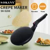 Electric Crepe Maker, Handheld Non-stick Coating, Cool Touch Handle, Instant Heating Spring Roll Pastry Frying Pan 1