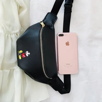 Disney Mickey mouselady messenger bag women shoulder bag minne Waist pack chest