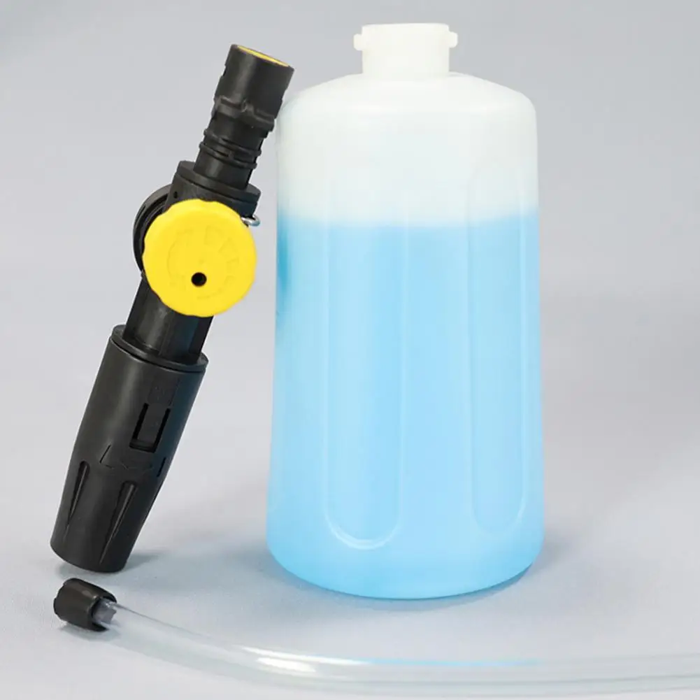 750ML 스노우 폼 랜스 (카처 K2 K3 K4 K5 K7 차량용 고압 세척기) 비누 폼 생성기 (조절 가능한 스프레이 노즐 포함)