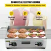 Griddle, 26" Teppanyaki Grill, 3200W Electric Flat Top Grill, Stainless Steel Electric Countertop Griddle w/Drip Hole, 50-300℃ E 4