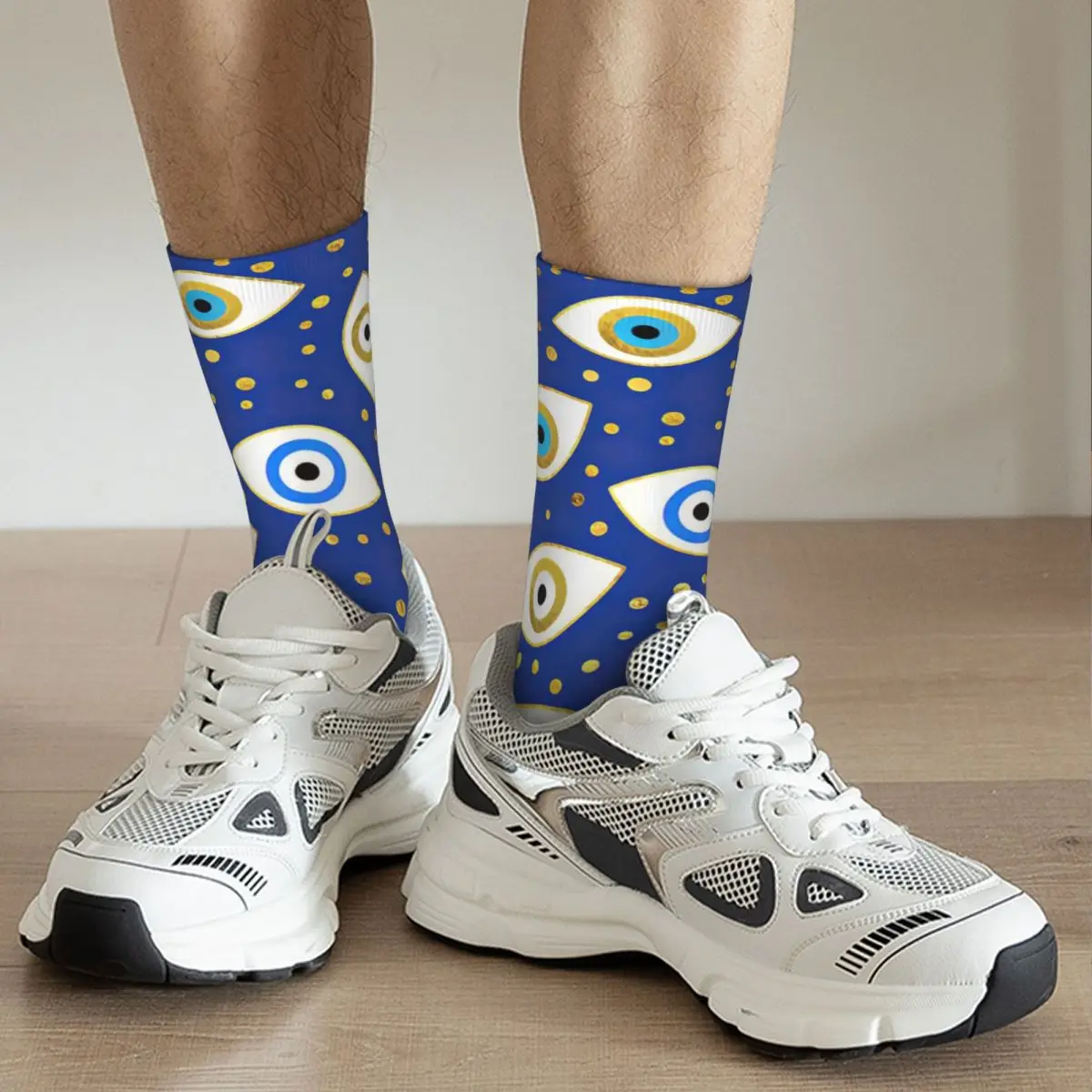 

Nazar Eye Amulet Pattern Adult Socks Unisex socks,men Socks women Socks