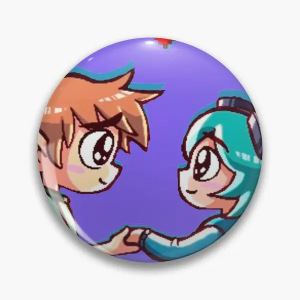 Scott Pilgrim Ramona Flowers Scott Pi Soft Button Pin Women Hat Decor Metal Badge Lover Jewelry Creative Fashion Clothes Funny
