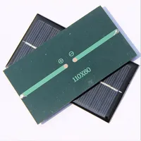 Mini panneau solaire 6V 100MA 1W, chargeur solaire, chargeurs de batterie/cellules solaires, panneaux solaires portables pour téléphone portable, jouet solaire DIY 3