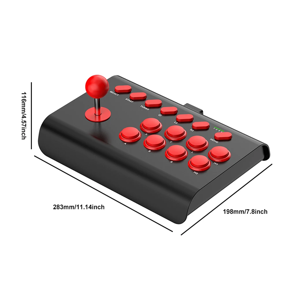 Wireless PC Game Joystick Bluetooth Arcade Game Stick Joystick Controller For Switch/PS4/PS3/Xbox One/PC Fighting Game Joystick images - 6