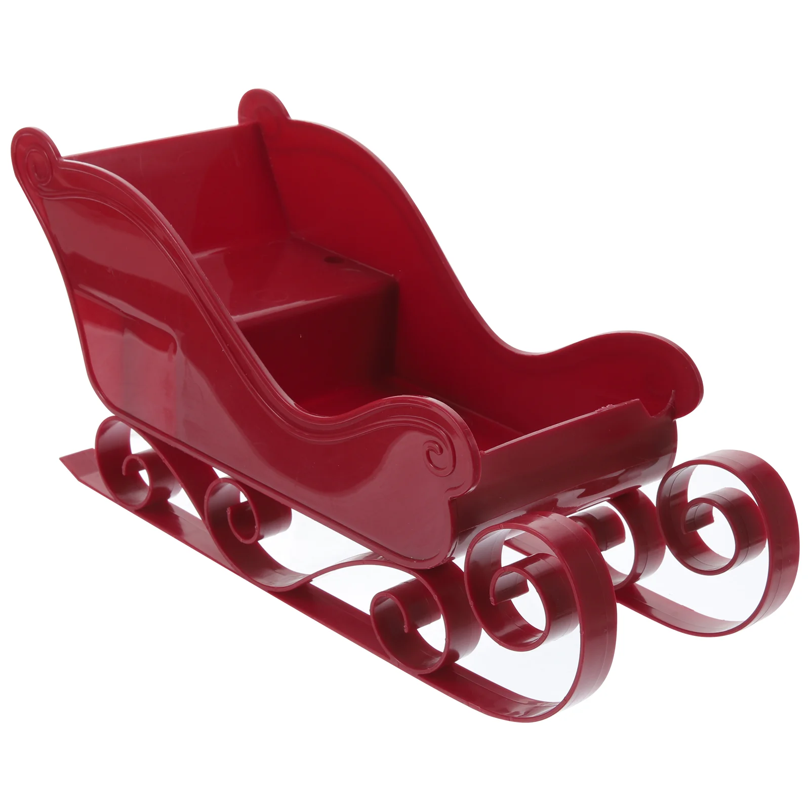 

Exquisite Sled Adornment Plastic Christmas Sleigh Pendant Christmas Tree Ornaments Home Decorations Home Christmas Decor Props