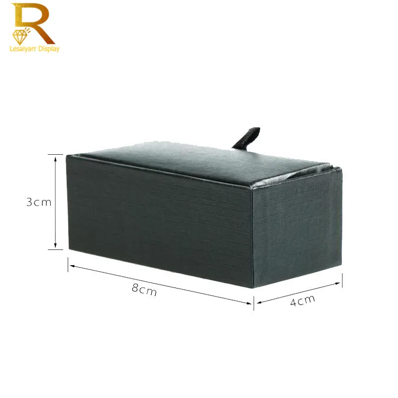 Wholesale Hot Sale Cufflinks Box Gift Box Gemelos New Storage Boxes Jewelry Cuff links Case Craft Badge Box Jewelry case