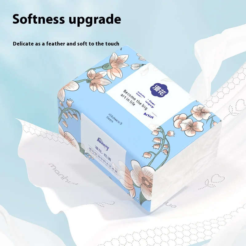 Drawing Paper Household Toilet Paper Affordable Pack Napkins Thickened 5 Layers of Towels Napkins Facial Tissues