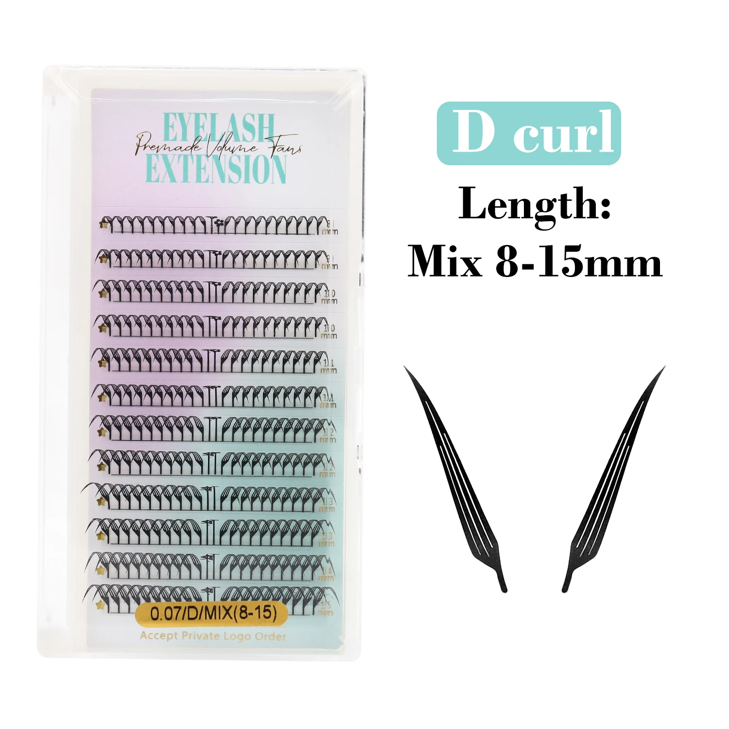 Anime Fox Comic Spire Lashes, vorgefertigte Fächer-Wimpernverlängerungen, natürlich, weich, individuelles Volumen, falsche Wimpern, Lieferanten, Make-up – Detail 8