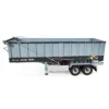 Spare Parts 1/14 Metal 2-axle Hydraulic Dump Trailer Electric Tarpaulin for Toys RC Tractor Truck Cars Vehicle Model TH23492 2