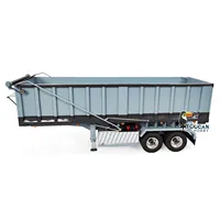 Spare Parts 1/14 Metal 2-axle Hydraulic Dump Trailer Electric Tarpaulin for Toys RC Tractor Truck Cars Vehicle Model TH23492 2