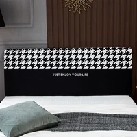 Fashionable Bed Head Cover All-inclusive Bed Head Back With Printing Protection Dustproof  Cover Headboard Cover For Home 6