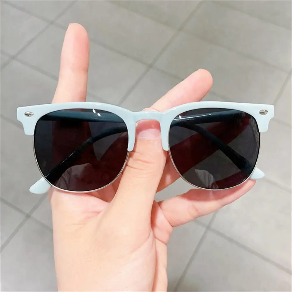 Children' Sunglasses Boys Girls Fashion Trendy Baby Sun Glasses UV Resistant Korean Version Round Frame Eyewear Outdoor_voghion.com
