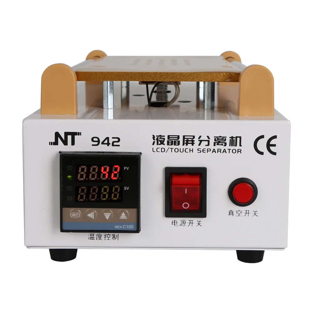 KAISI NT-942 7inch Vacuum Screen LCD Separator Machine For Flat/Curved Display Cutting OCA Separating Glass Repair Tool