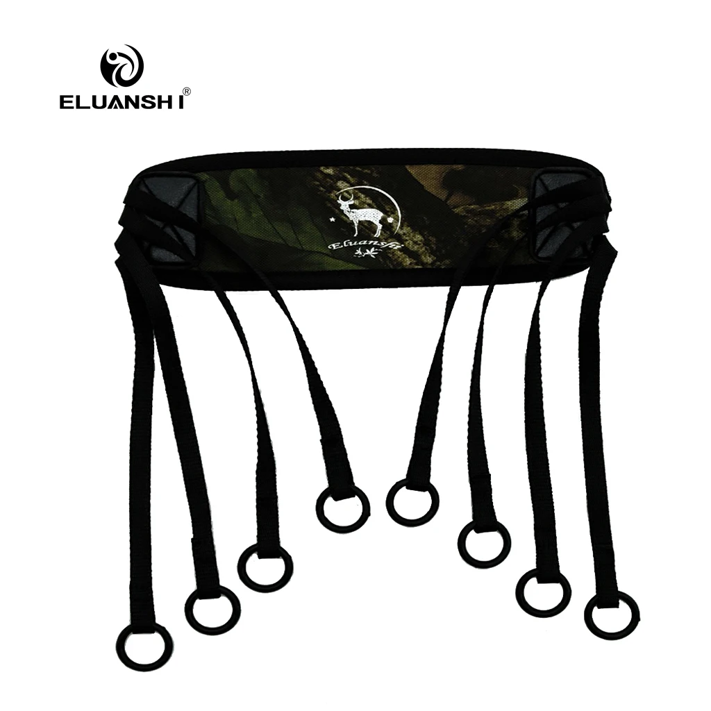 Eluanshi Outdoor Camo Hunting Bags Gun Accessories Birds Hanger Duck Strap Game Carrier 8 Loops