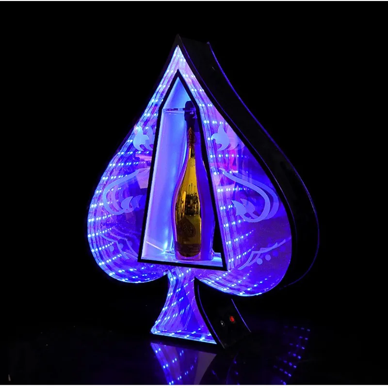 Customized Logo Rechargeable Color Flashing Armand De Brignac Champagne  Glorifier Display Led Ace Of Spade Vip Bottle Presenter - Bar Accessories -  AliExpress