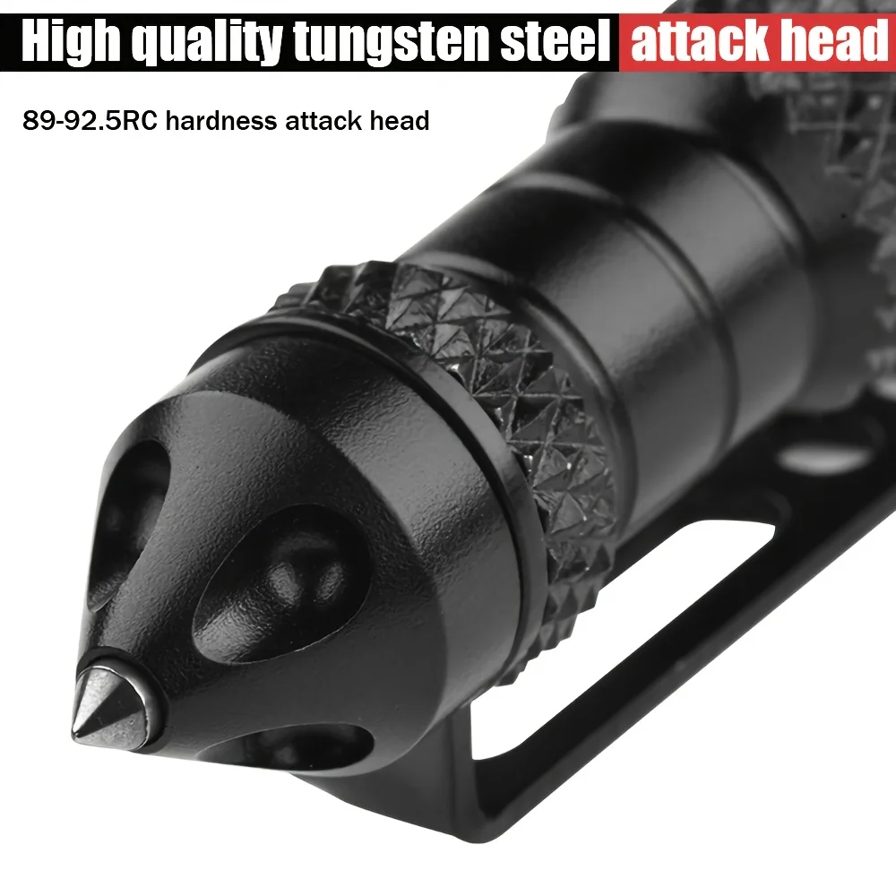 Defense Pen Tactical Multifunctional Tungsten Steel Head Broken Window Tool Outdoor EDC Self Portable Signature