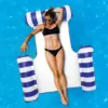 Reusable Summer Water Float Lounger Sleeping Bed Shape Inflatable Pool Floating for Swimming Beach Water Sports 1