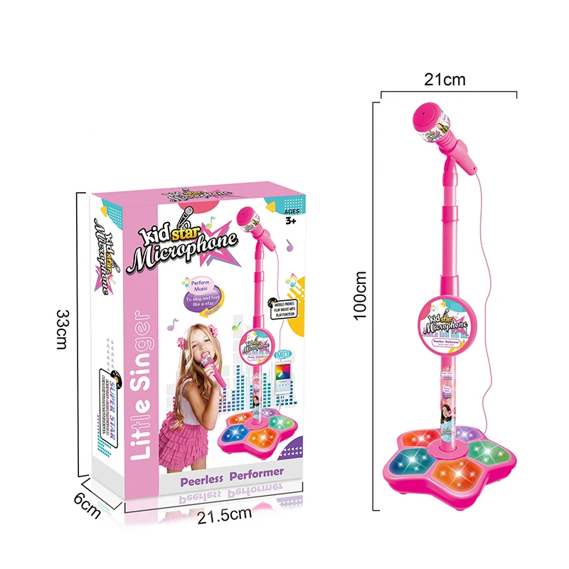 microphone with stand toy
