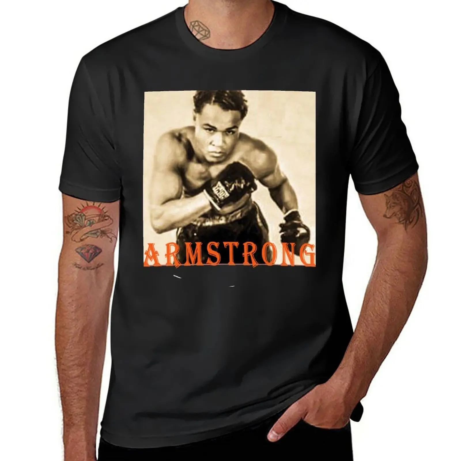 

Henry Armstrong T-Shirt sweat blanks anime clothes sweat shirts, men