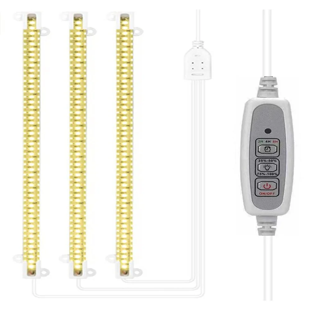

Лампа полного спектра для растений, фотолампа теплого белого света для растений, несколько способов установки, регулярное затемнение, разъем USB.