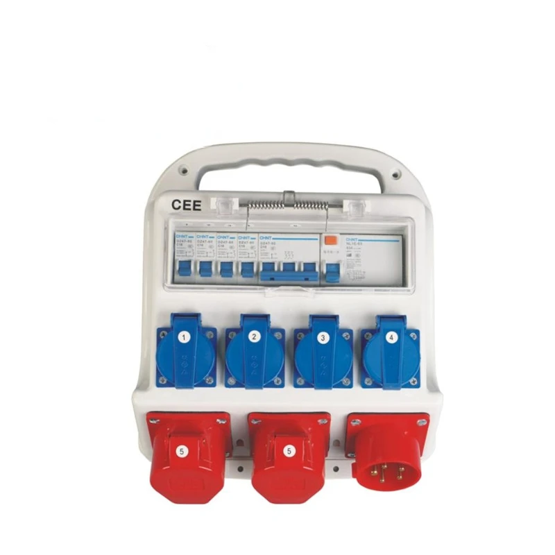 

industrial plug and socket combination unit, industrial power distribution box