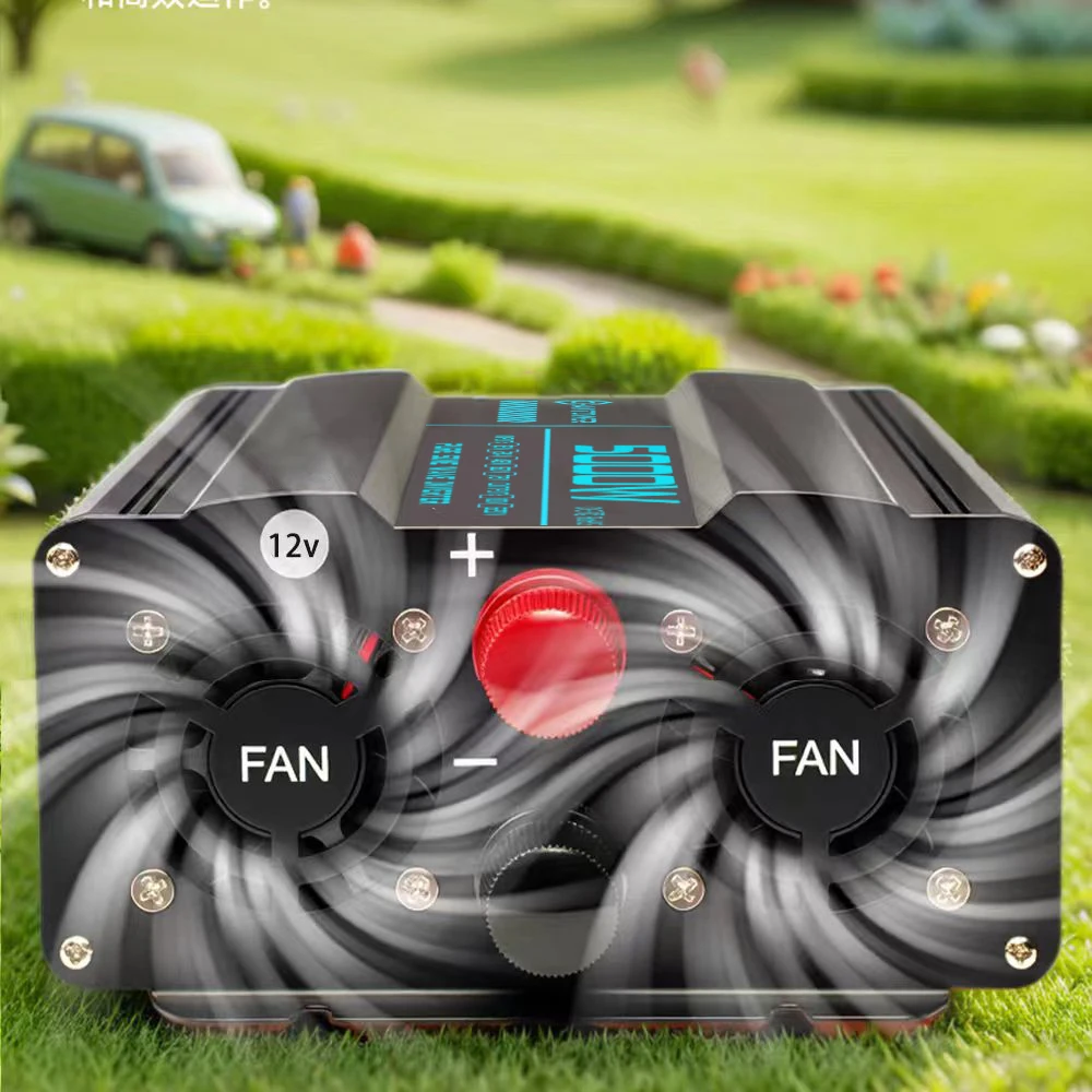 Inverter a Onda Sinusoidale Pura 12V/24V/48V/72V 220V 3000W/4000W/5000W Convertitore di Tensione DC-AC per Auto e Solare con Caricabatterie - immagine 6