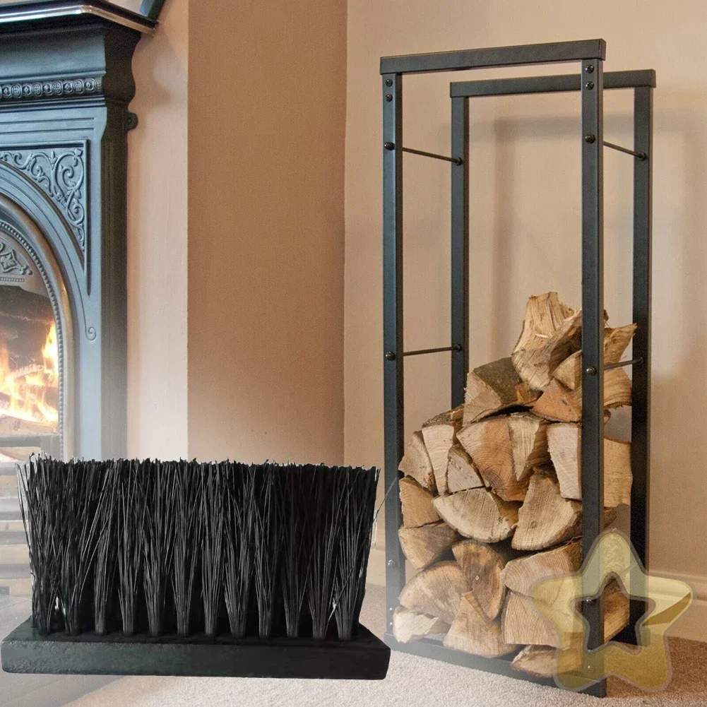 Fireplace Brush Chimney Cleaner Brush Fireplace Head Replacement Broom Spare Brushes Cleaning 1Pc