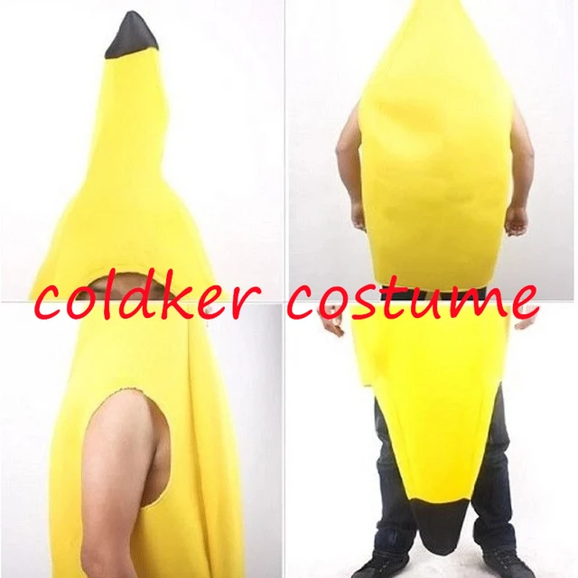 Disfraz De Plátano Para Hombre Y Mujer, Traje Unisex Divertido De Fiesta De  Fruta Amarilla - Trajes De Cosplay - AliExpress