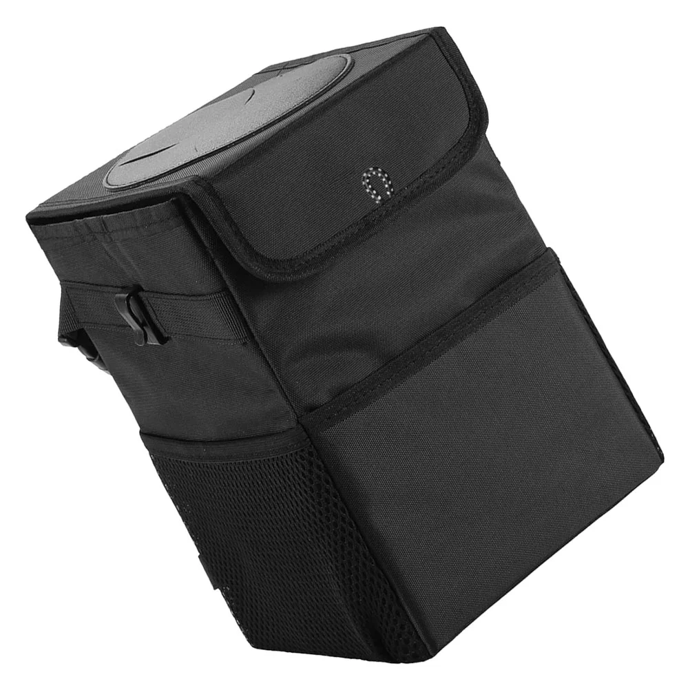 

Vehicle Trash Bin Folding Trash Bucket Car Trash Organizer Auto Storage Holder