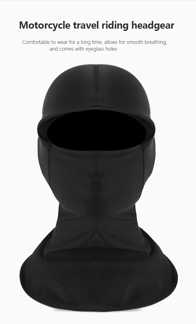 Sonnencreme Sturmhaube Maske Fahrrad Gesichtsbedeckung Sonnenhaube Hut UV-Schutz Kopfbedeckung Männer Frauen Radfahren Klettern Laufen Reithaube – Detail 9