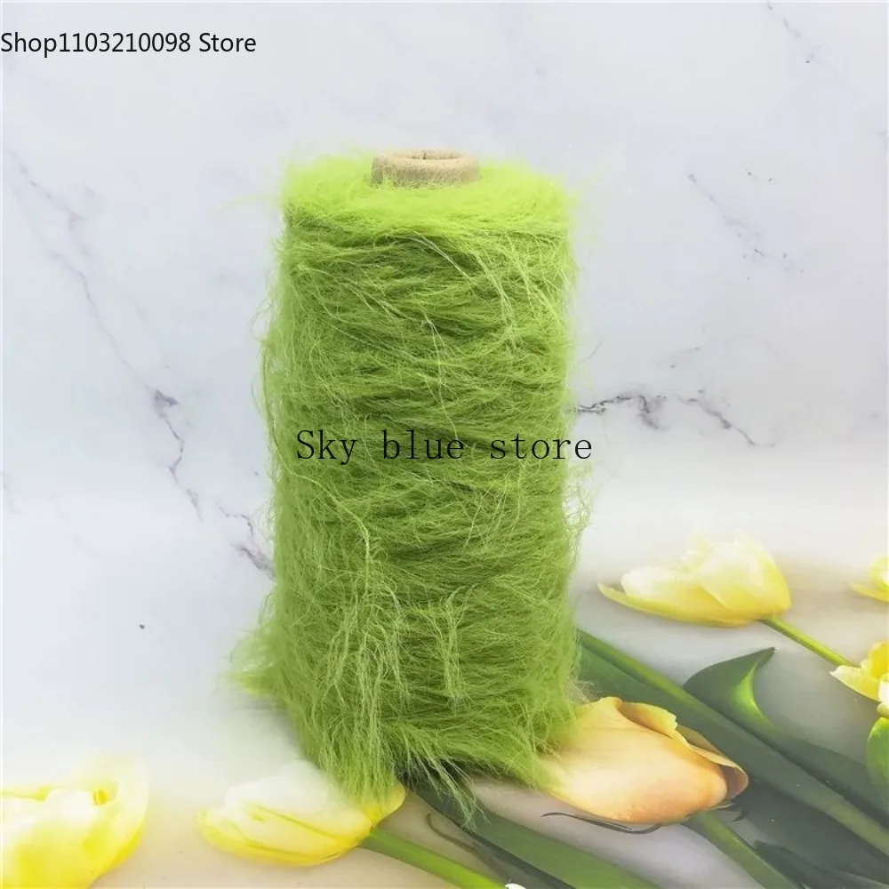 250g Soft Long Hair Imitation Mink Velvet Double-sided Mink Velvet Yarn 8cm Imitation Mink Fur Sweater Doll Crochet Knitted Yarn 2