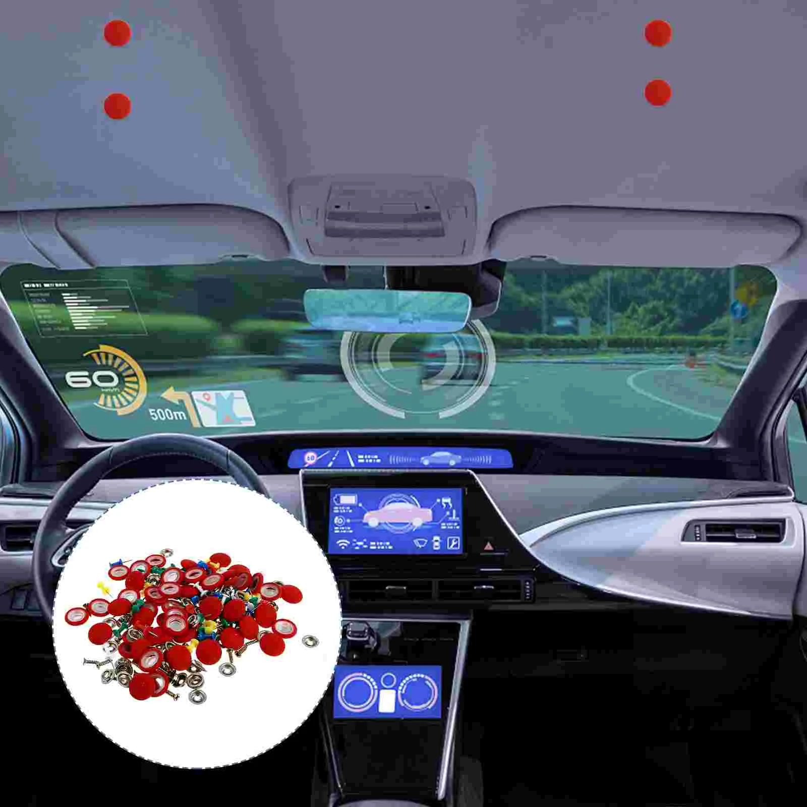 

50pcs Car Roof Liner Repair Fixing Buckle Car Automotive Roof Repair Rivets