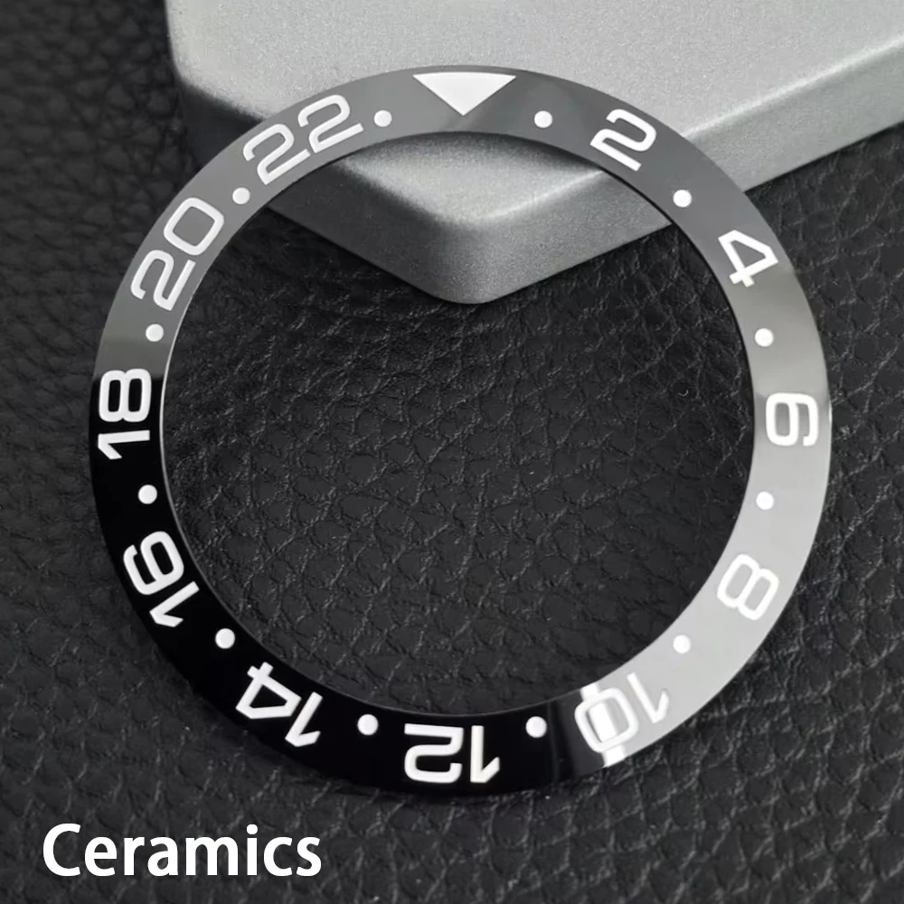 Premium Ceramic/Aluminum Watch Bezel Insert - High-Quality Mechanical Accessory