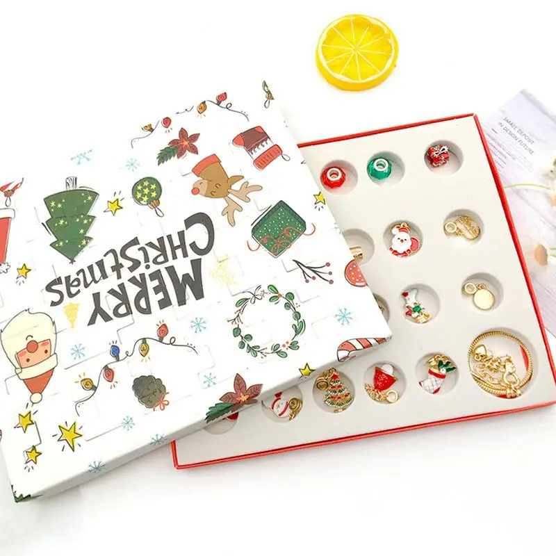 Countdown Calendar Jewelry Christmas Theme Advent Calendar Jewelry For Girl Christmas Countdown Gift