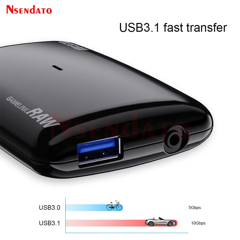 Ezcap321 4K 30hz USB3.0 HDMI Video Game Capture Card Live Streaming Box Video Recorder Grabber Capture 1080P 120fps For PC PS5