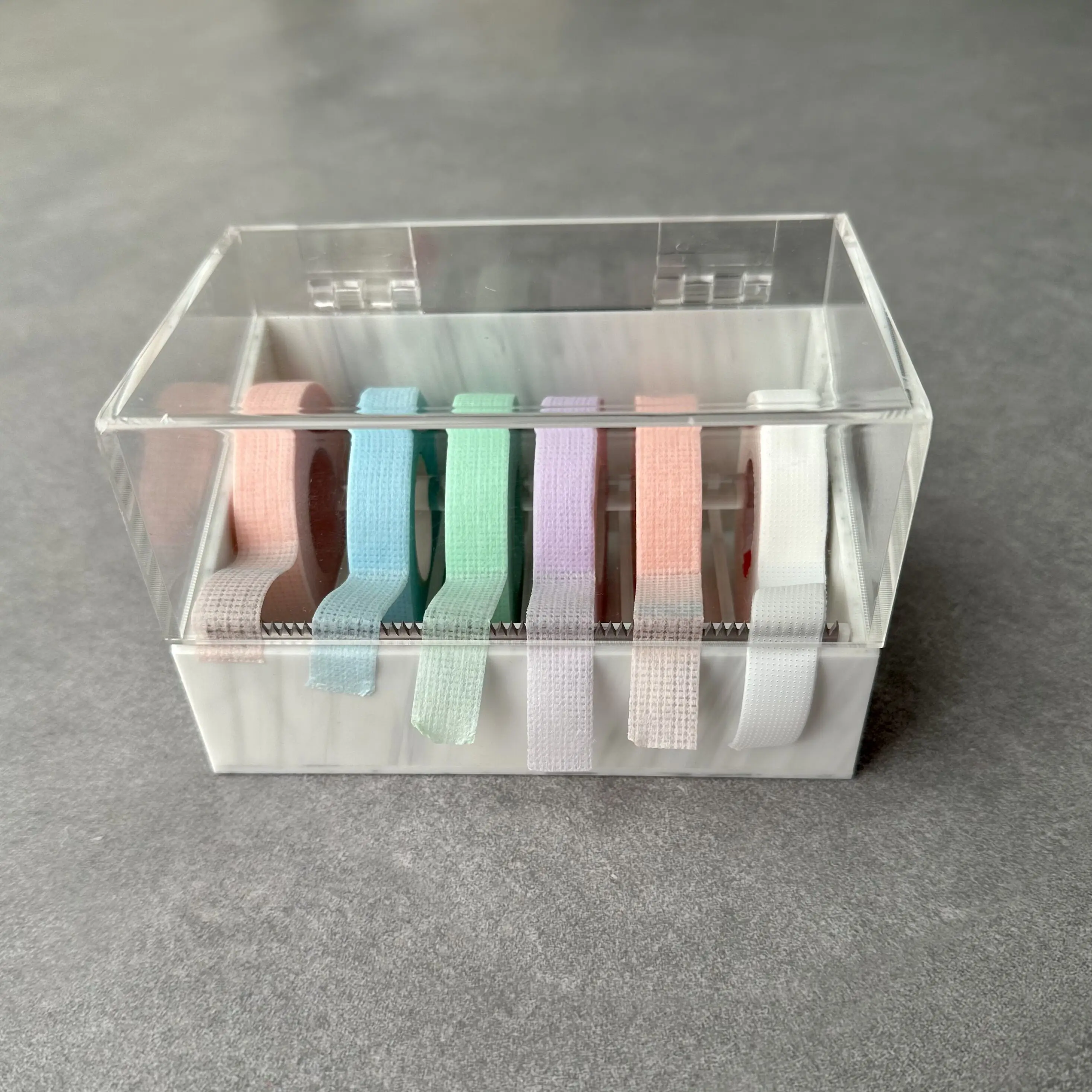 

Best Selling Eyelash Tape Cutter Eyelash Extension Lash Tool Colorful Eyelash Tape Dispenser Lash Tape Cutter