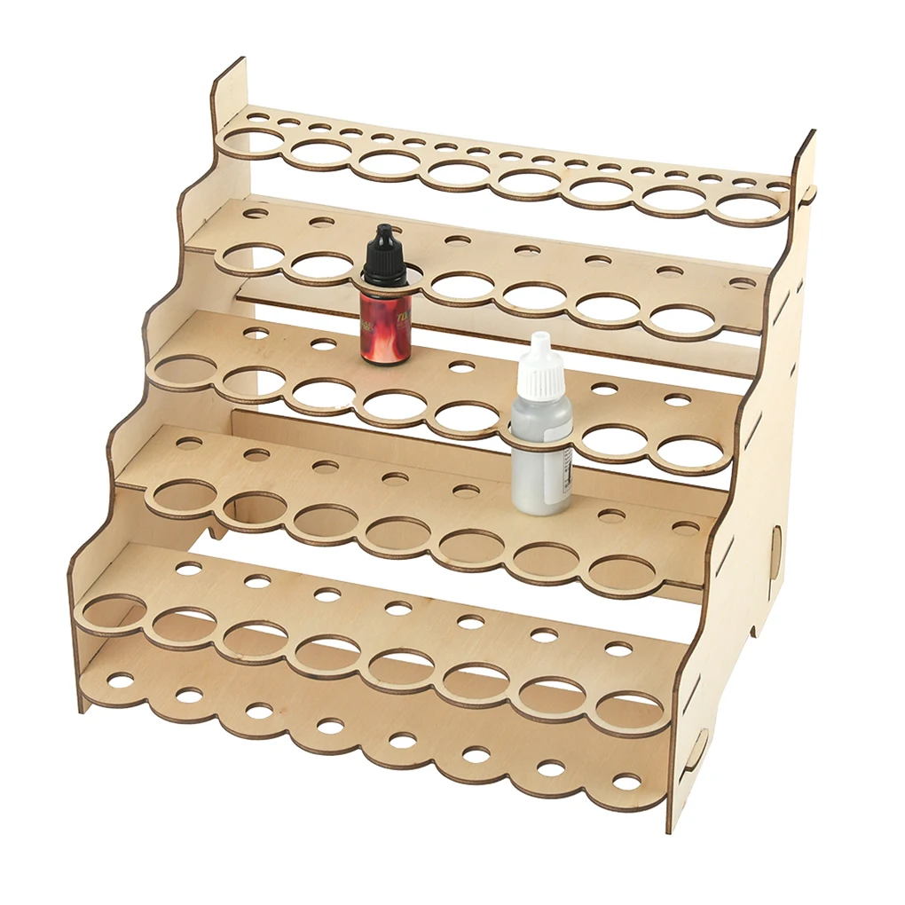 Model Paint Organizer Multi-layer Pigment Rack Exquisite Convenient Tool Holders DIY Pigments Shelf with Multiple Slots model paint organizer
