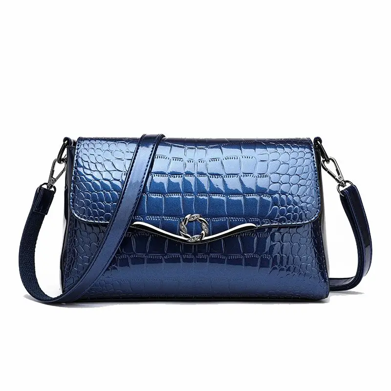 

2023 New Fashion Alligator Women Handbags European Designer Leather Shoulder Bags Female Girl Brand Luxury Crossbody Flap Bag