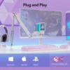 Maono Gamerwave DGM20S USB Microphone Gaming Mic Condenser Mic RGB Mic Noise Canceling Mic with Mic Gain,RGB Light,One key mute 5 Maono Gamerwave DGM20S USB Microphone Gaming Mic Condenser Mic RGB Mic Noise Canceling Mic with Mic Gain,RGB Light,One key mute 5